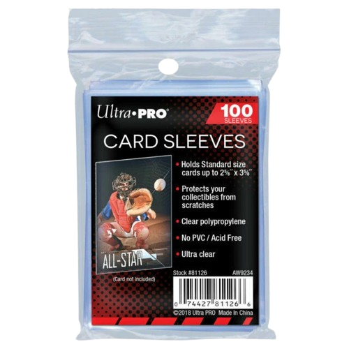 100 Ultra Pro Standard Penny Soft Card Sleeves